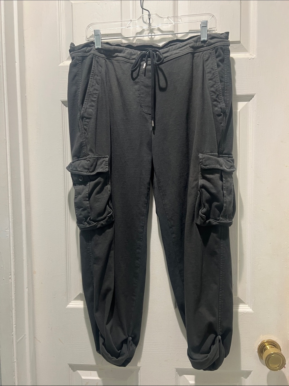 James Perse Charcoal Cargo Jogger Pants - Picture 13 of 13
